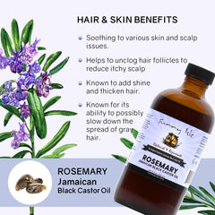 Sunny Isle label rosemary detail highlighting botanical ingredient and natural formulation benefit