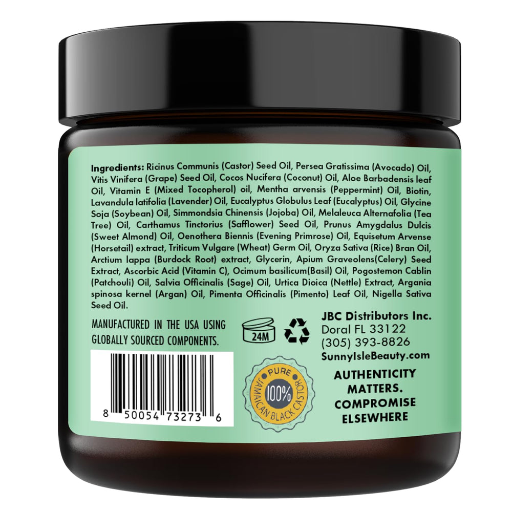 Sunny Isle label close-up showing clean formula and scent information