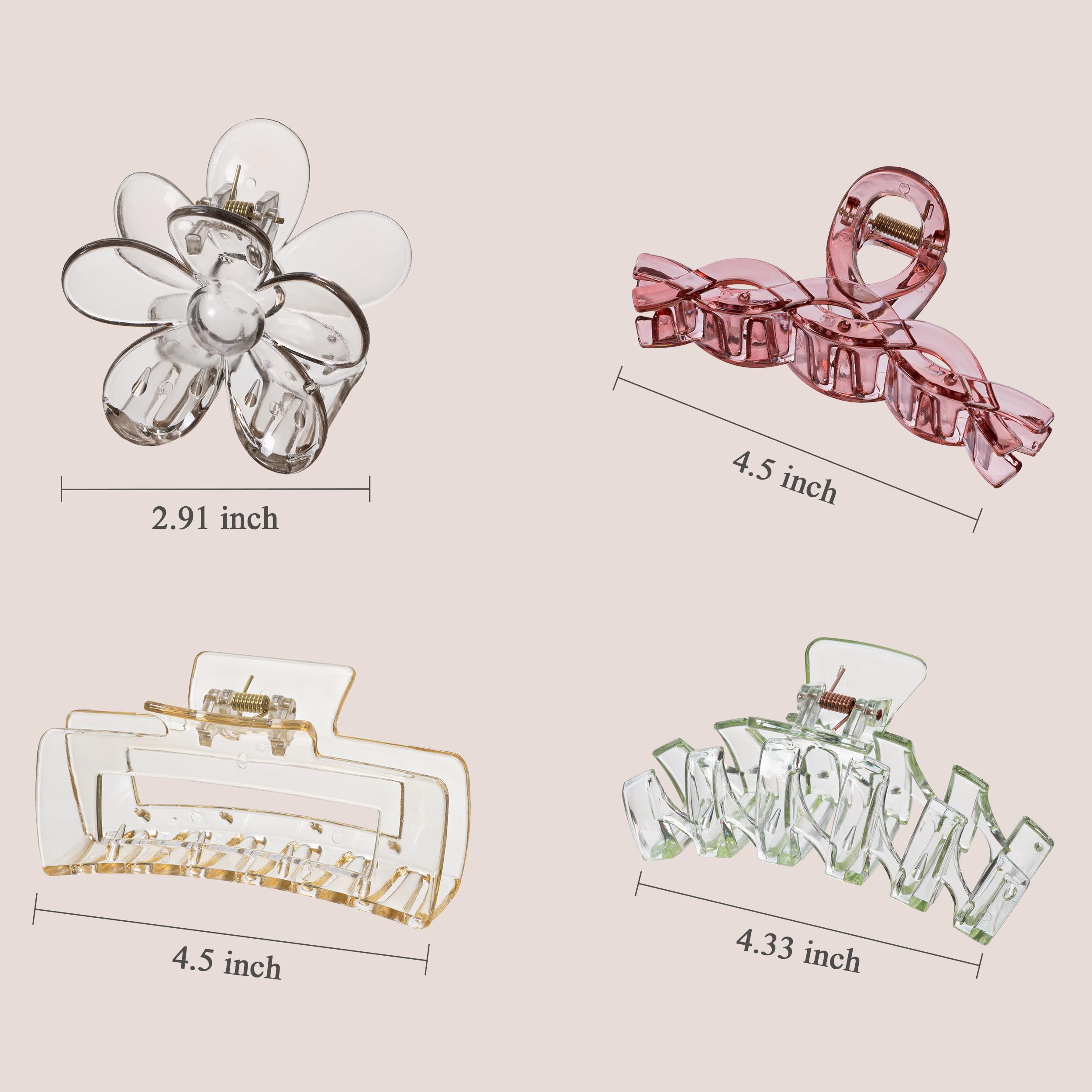 Sunolga flower-style clip close-up highlighting firm spring and secure grip