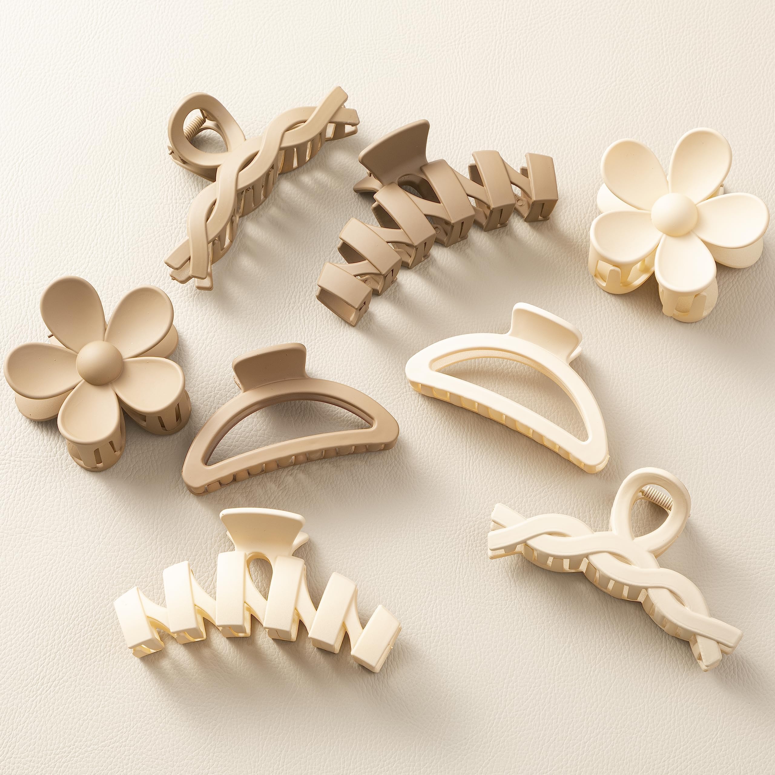 Sunolga front packaging showing 8 neutral claw clips and variety benefits