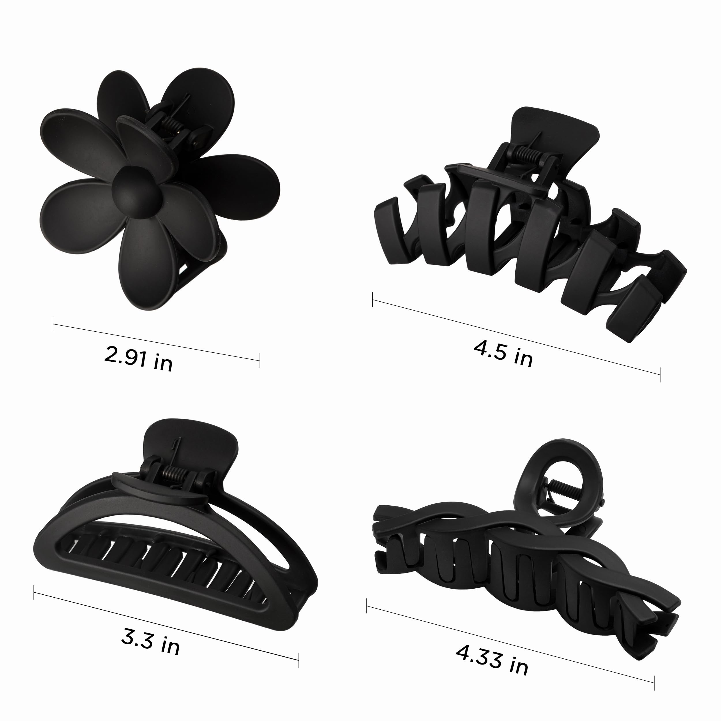 Sunolga large grab clip teeth close-up for stronger secure hold