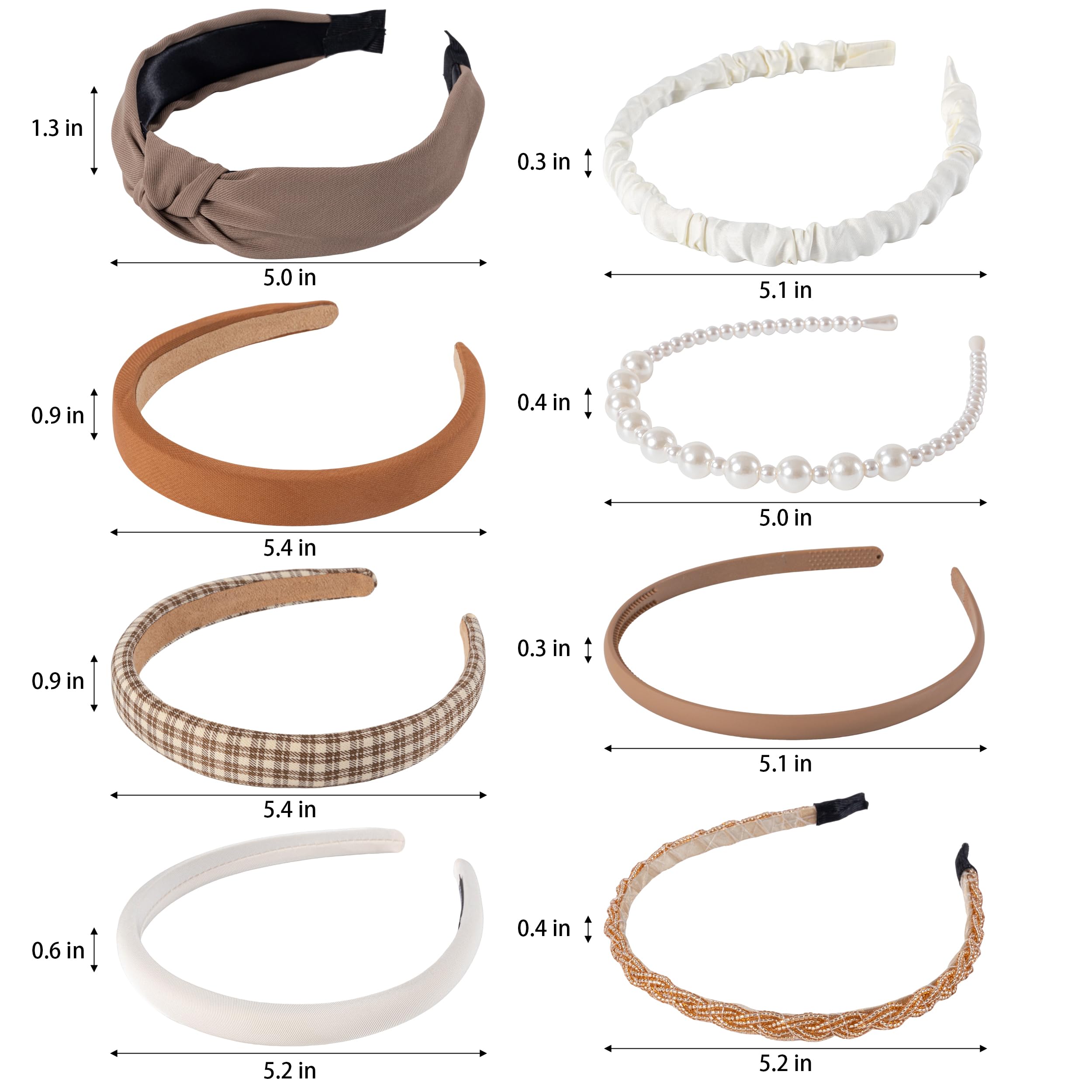Sunolga headbands styled on tabletop suggesting matching options for daily outfits