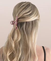 Sunolga assorted transparent and matte clips arrayed to inspire styling options