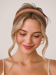 Sunolga model wearing different headband styles demonstrating styling options