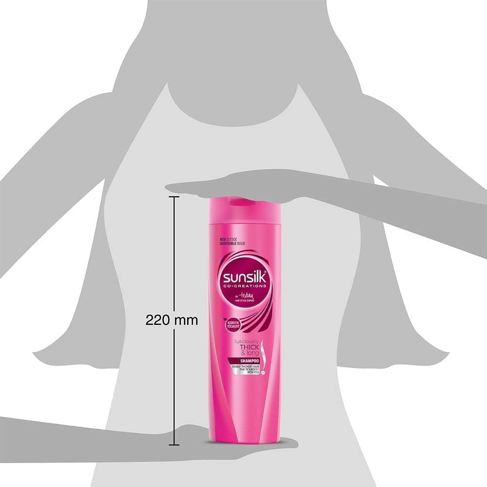 sunsilk label close-up mentioning Teddy Charles collaboration for styling