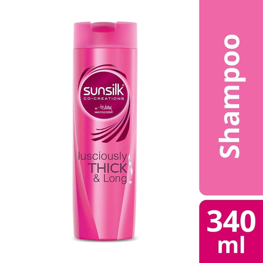 sunsilk keratin yoghurt texture close-up for fuller-looking hair