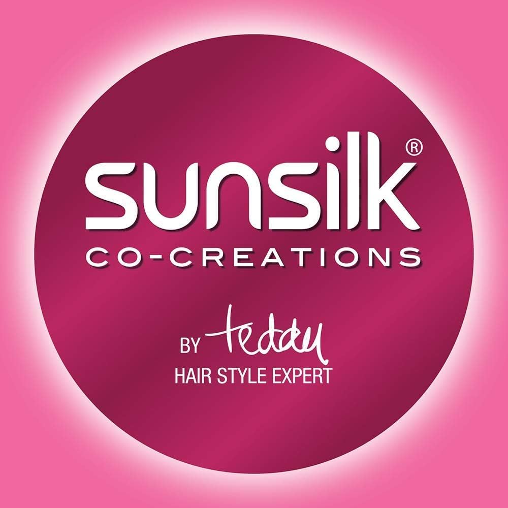 sunsilk 360ml bottle beside hand for clear size reference