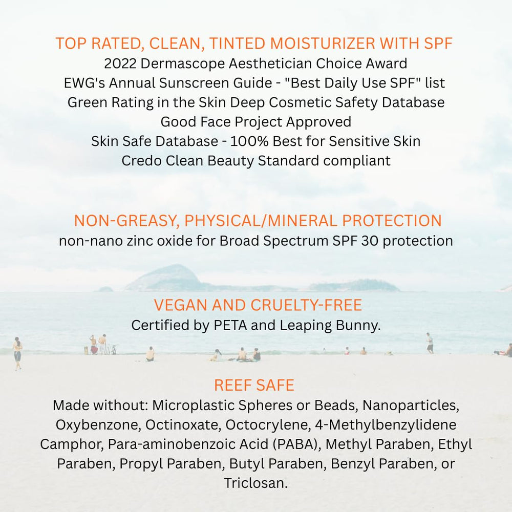 Suntegrity cream texture close-up showing smooth blendability benefit