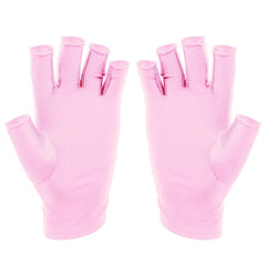 SUNUV pink gloves front view showing protective fit and comfort