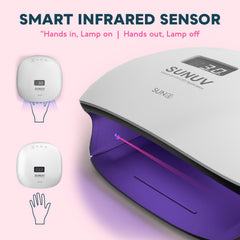 SUNUV product box with included cord and instruction leaflet for ready setup