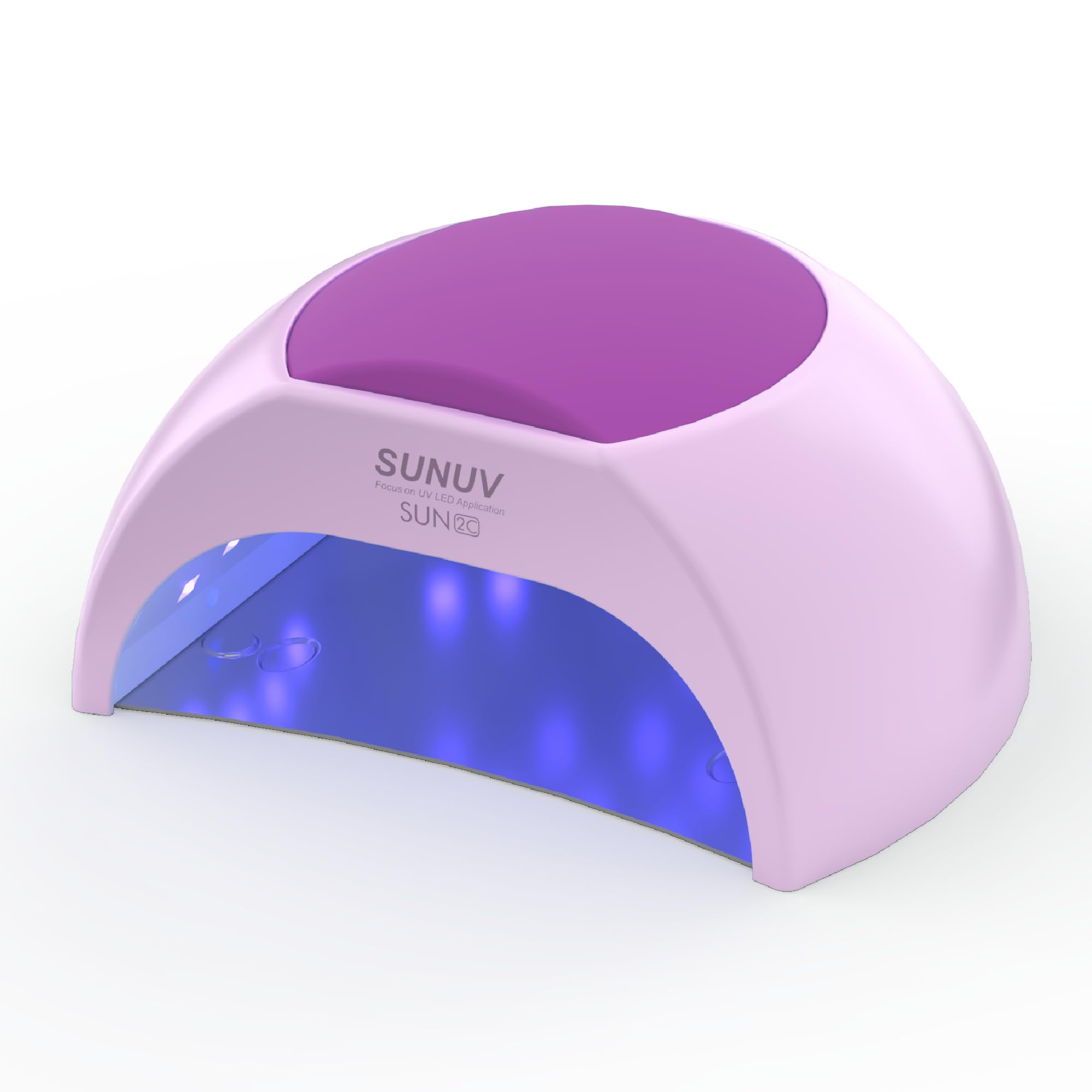 SUNUV SUN2C front view shows compact lamp and fast curing benefit