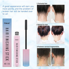 SUOFEIYA before and after edges comparison showing smoother hair and reduced frizz
