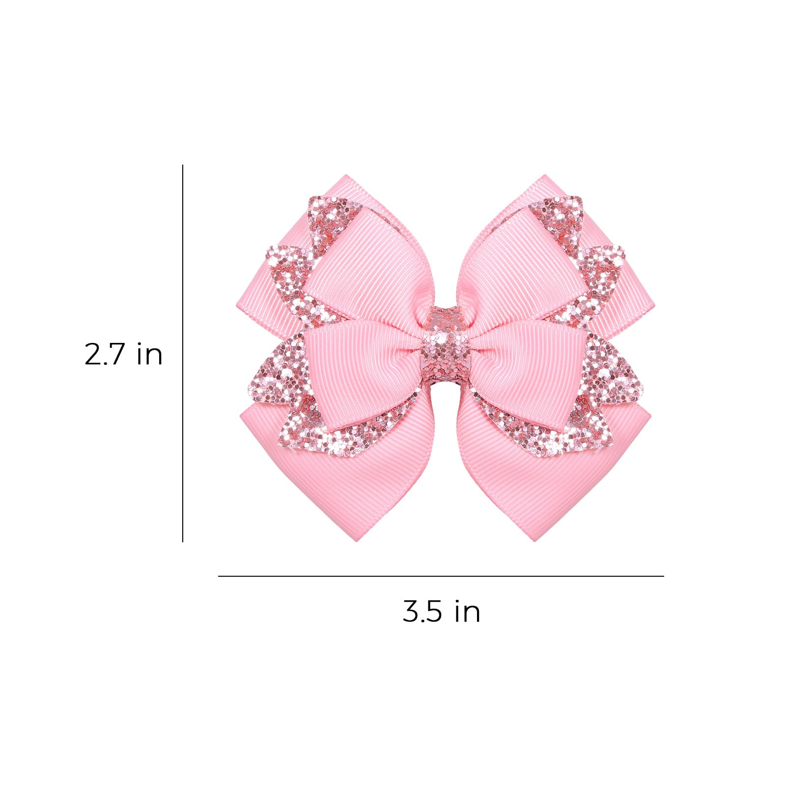SUPCLIPS bow worn in ponytail demonstrating styling versatility and charm