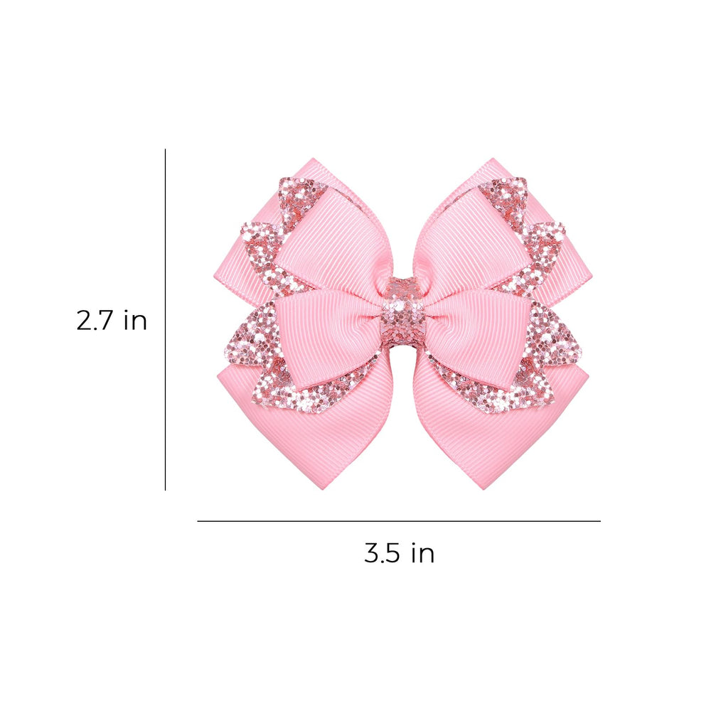 SUPCLIPS bow worn in ponytail demonstrating styling versatility and charm