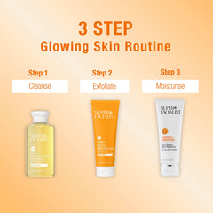 Super Facialist bottle on bathroom shelf showing routine-ready convenience benefit