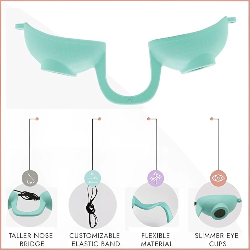 Super Sunnies elastic strap detail securing fit and preventing slip