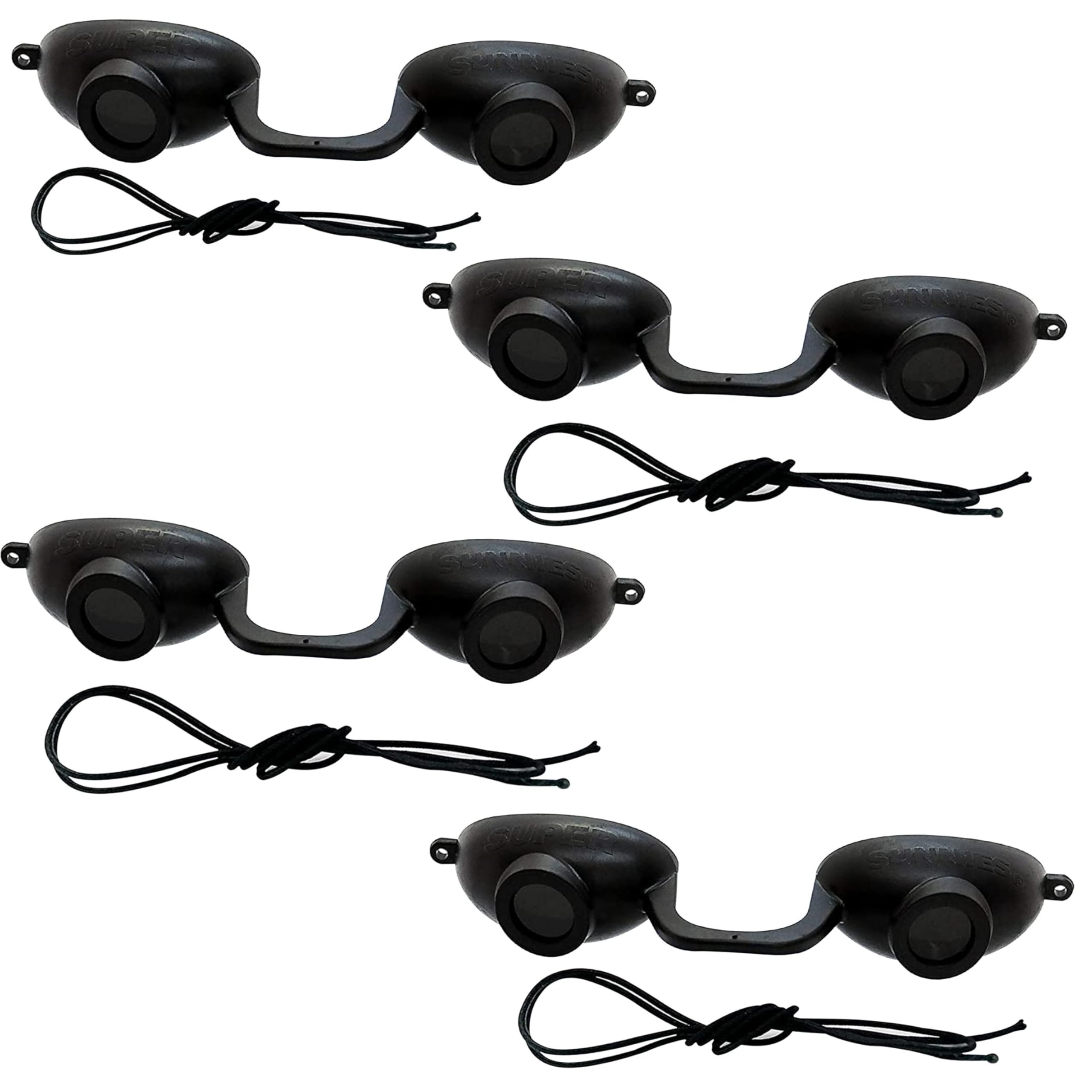 Super Sunnies EVO FLEX front view showing slim design and coverage benefit