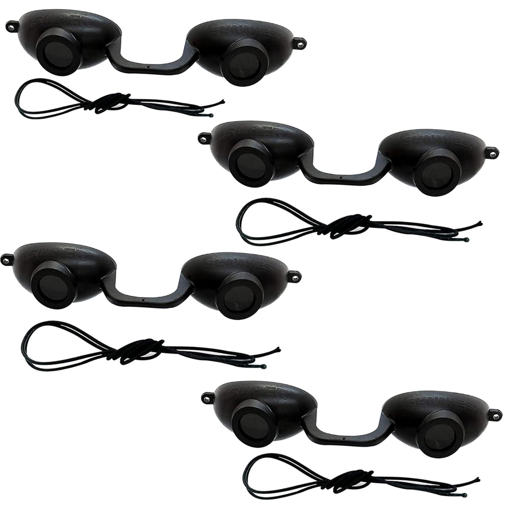 Super Sunnies EVO FLEX front view showing slim design and coverage benefit