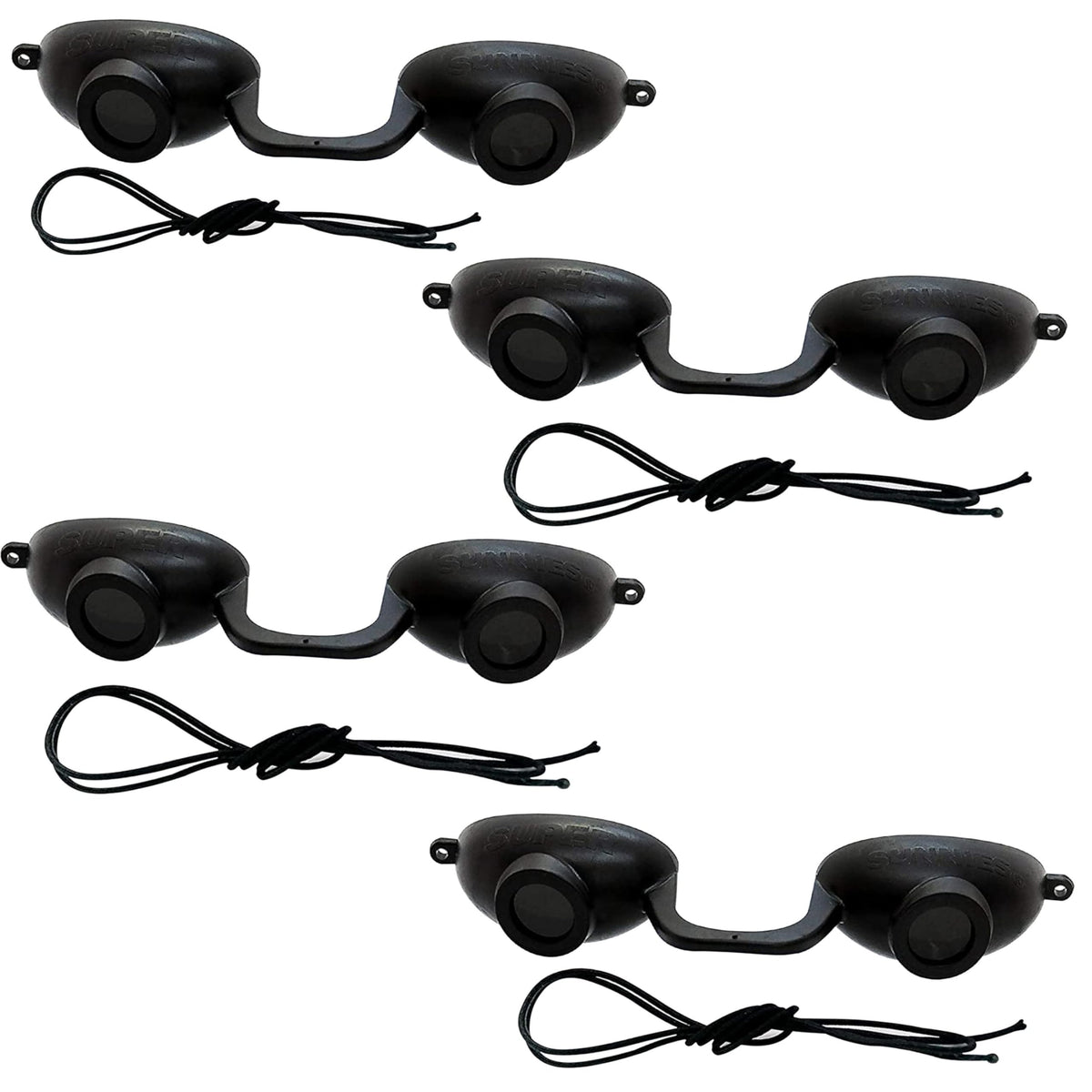Super Sunnies EVO FLEX front view showing slim design and coverage benefit