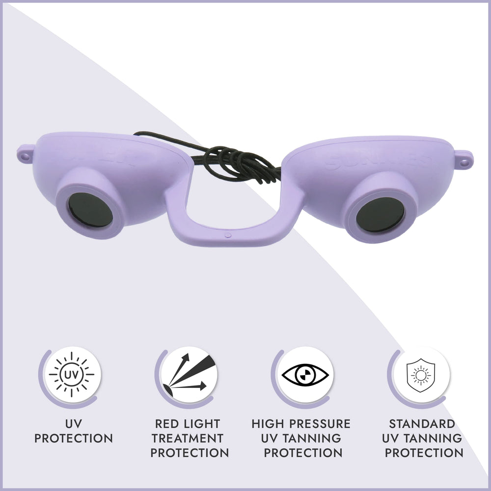 Super Sunnies side profile highlighting taller nose bridge and fit benefits