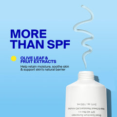 Supergoop! open cap and nozzle detail for controlled dispensing and no mess benefit