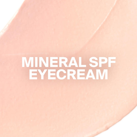 Supergoop! Bright-Eyed cream texture close-up highlighting lightweight finish