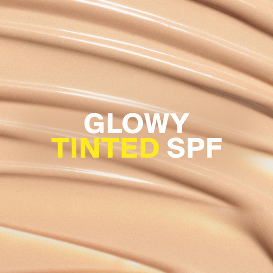Supergoop! texture close-up highlighting luminous, hydrating finish