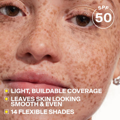 Supergoop! close-up of creamy texture demonstrating smooth blendable finish