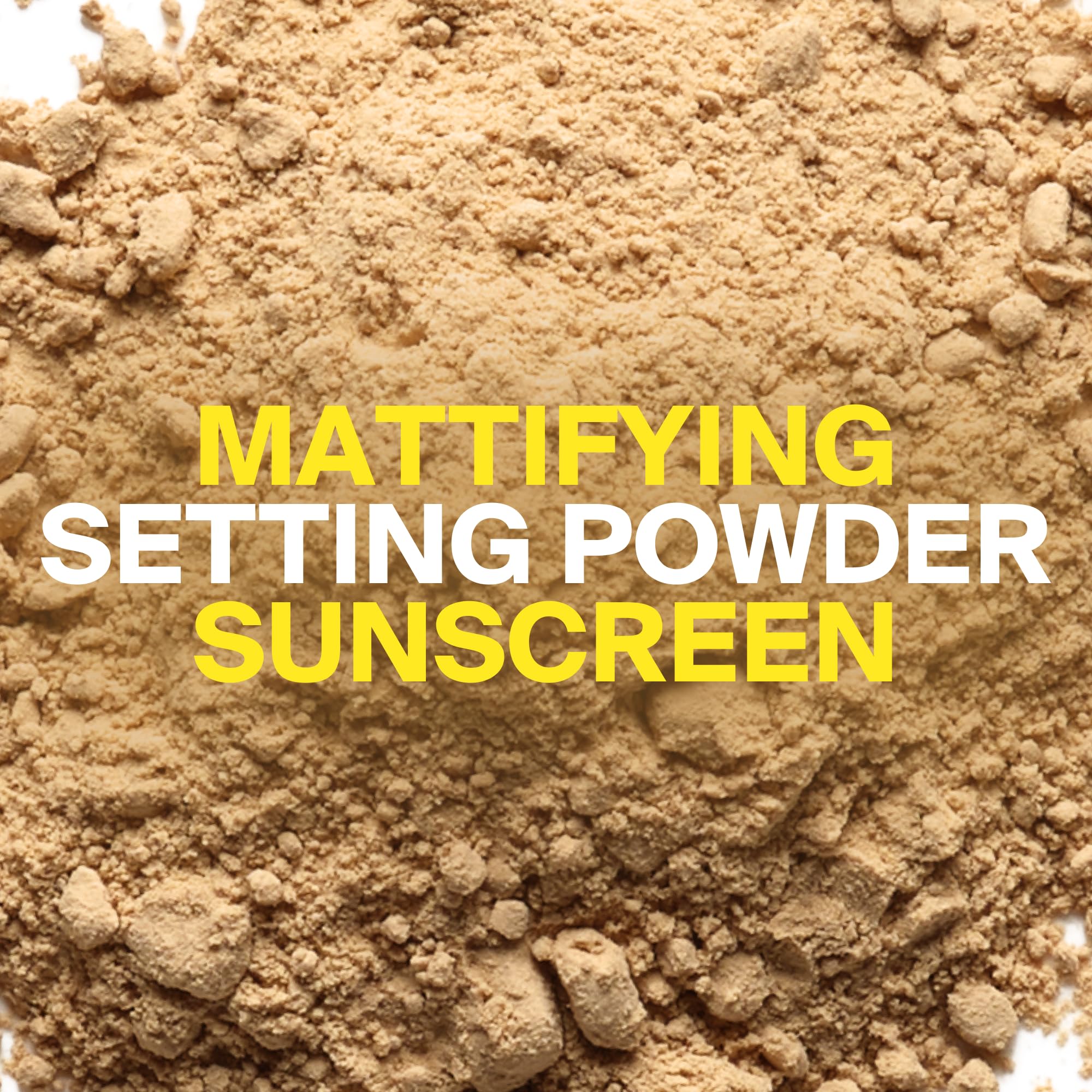 Supergoop! soft-bristled twist-lock brush up close for precise powder control