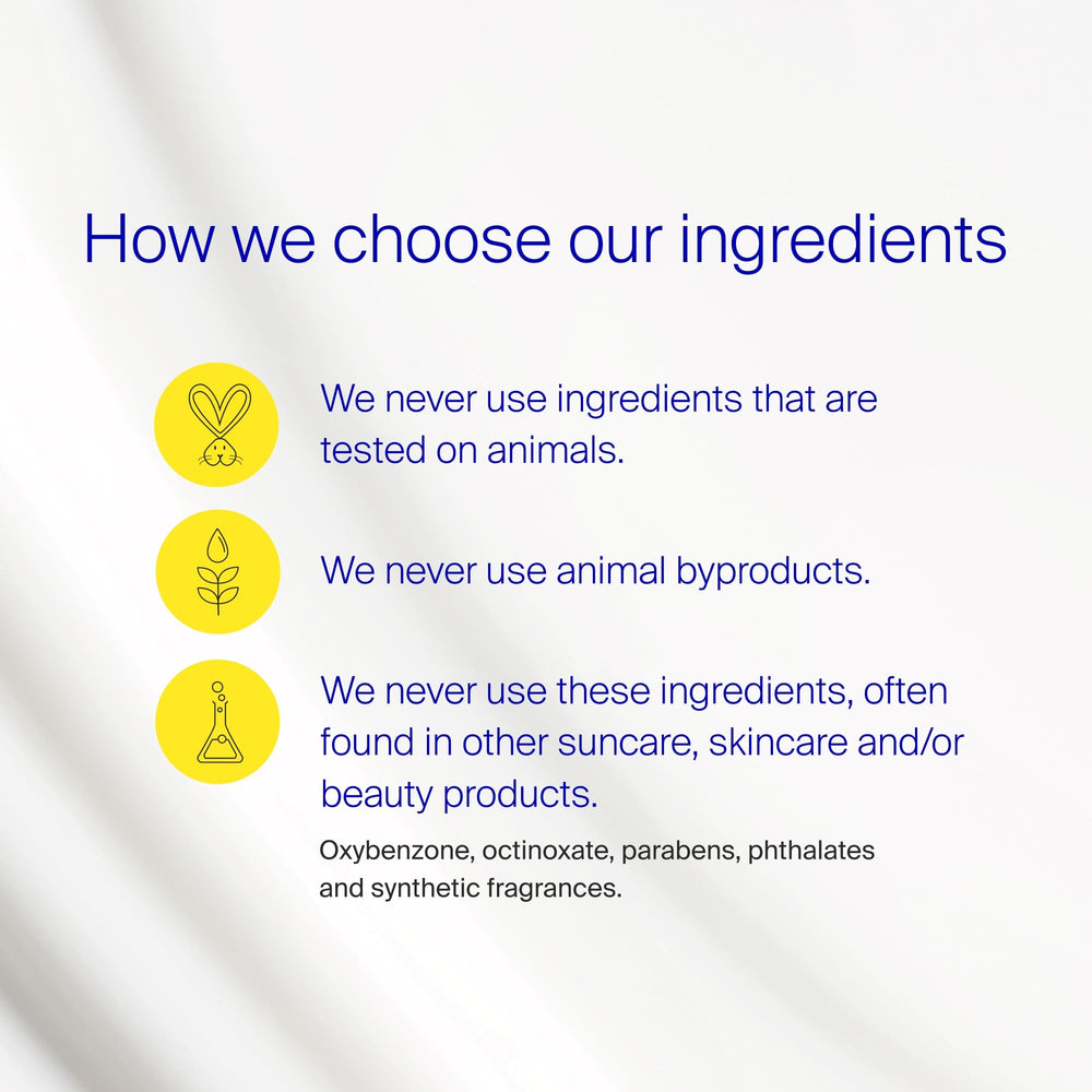 Supergoop! Superscreen on vanity styling suggesting daily routine convenience