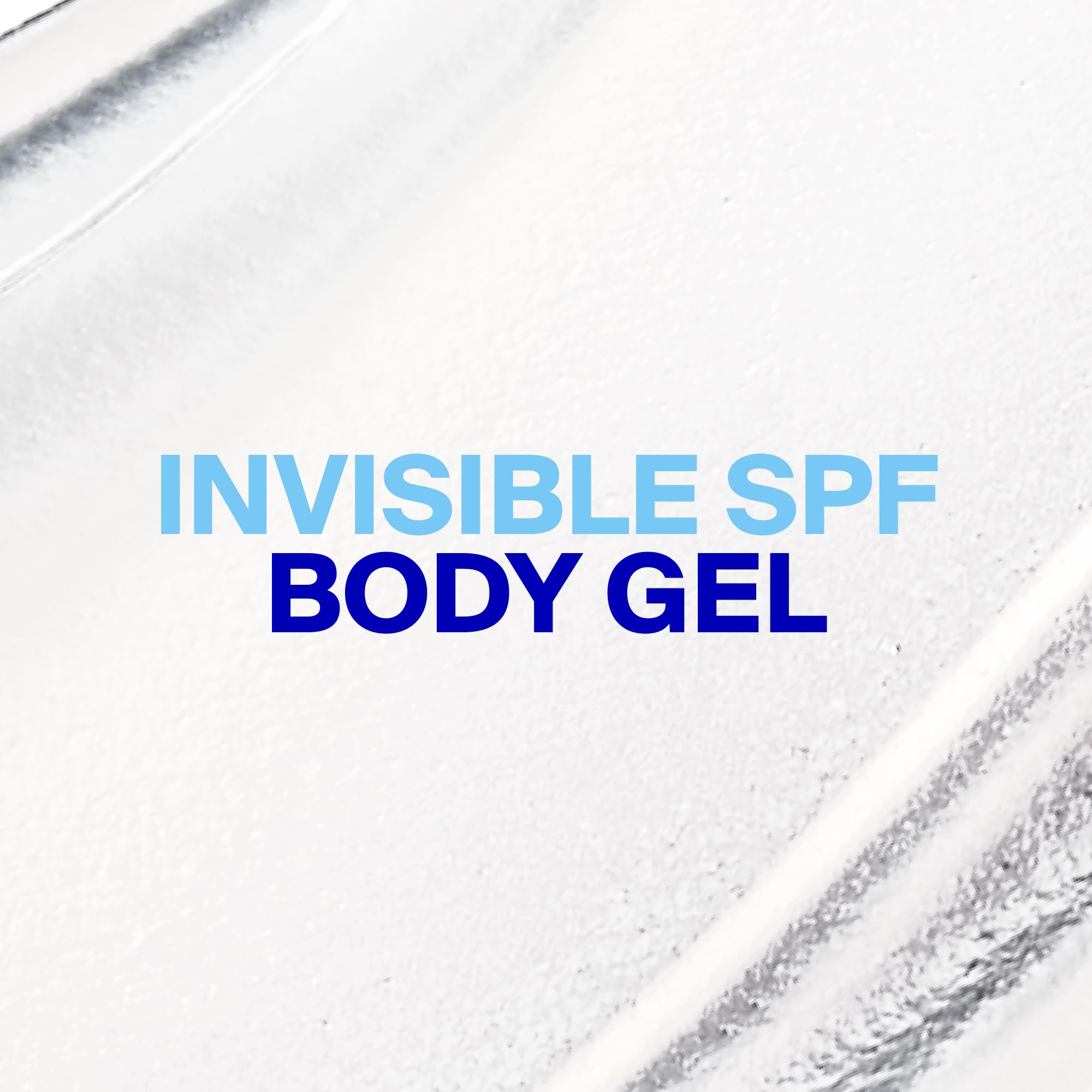 Supergoop! closeup of silky gel texture highlighting fast absorption benefit