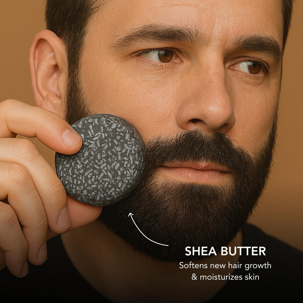 Superior Mane bar next to razor for size comparison and travel-friendly grooming benefit