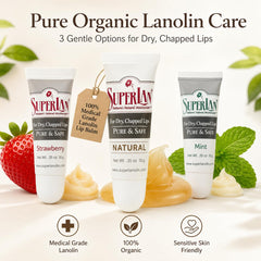 superlan ingredients panel showing lanolin and jojoba for clear ingredient transparency