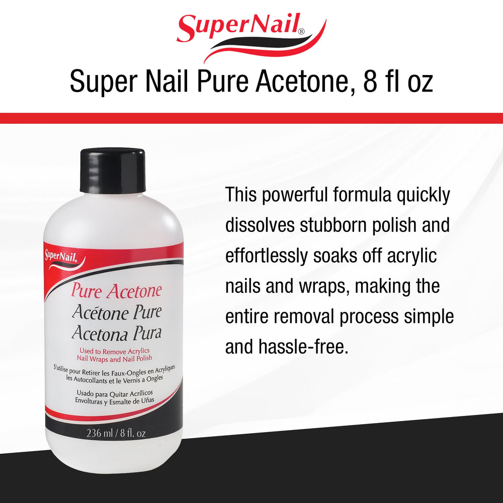 SuperNail in use with cotton pad and foil wrap removing gel for faster results