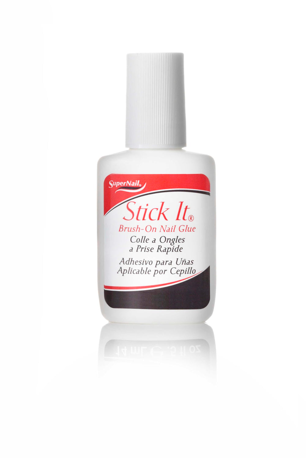 SuperNail brush-on applicator showing precise control and neat strokes