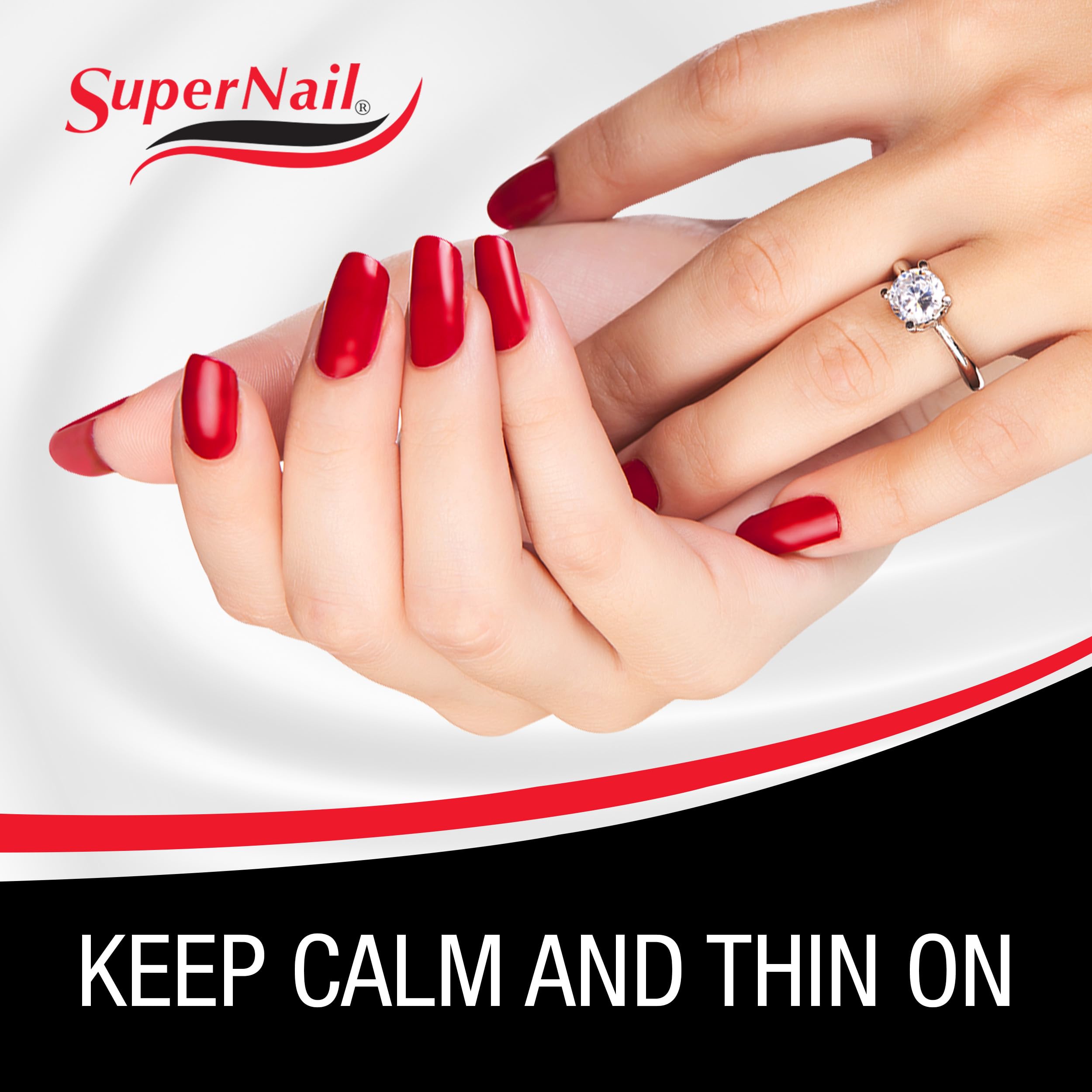 SuperNail close-up nozzle shot illustrating precise drop control benefit