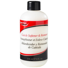 SuperNail bottle front label showing product and gentle softening benefit