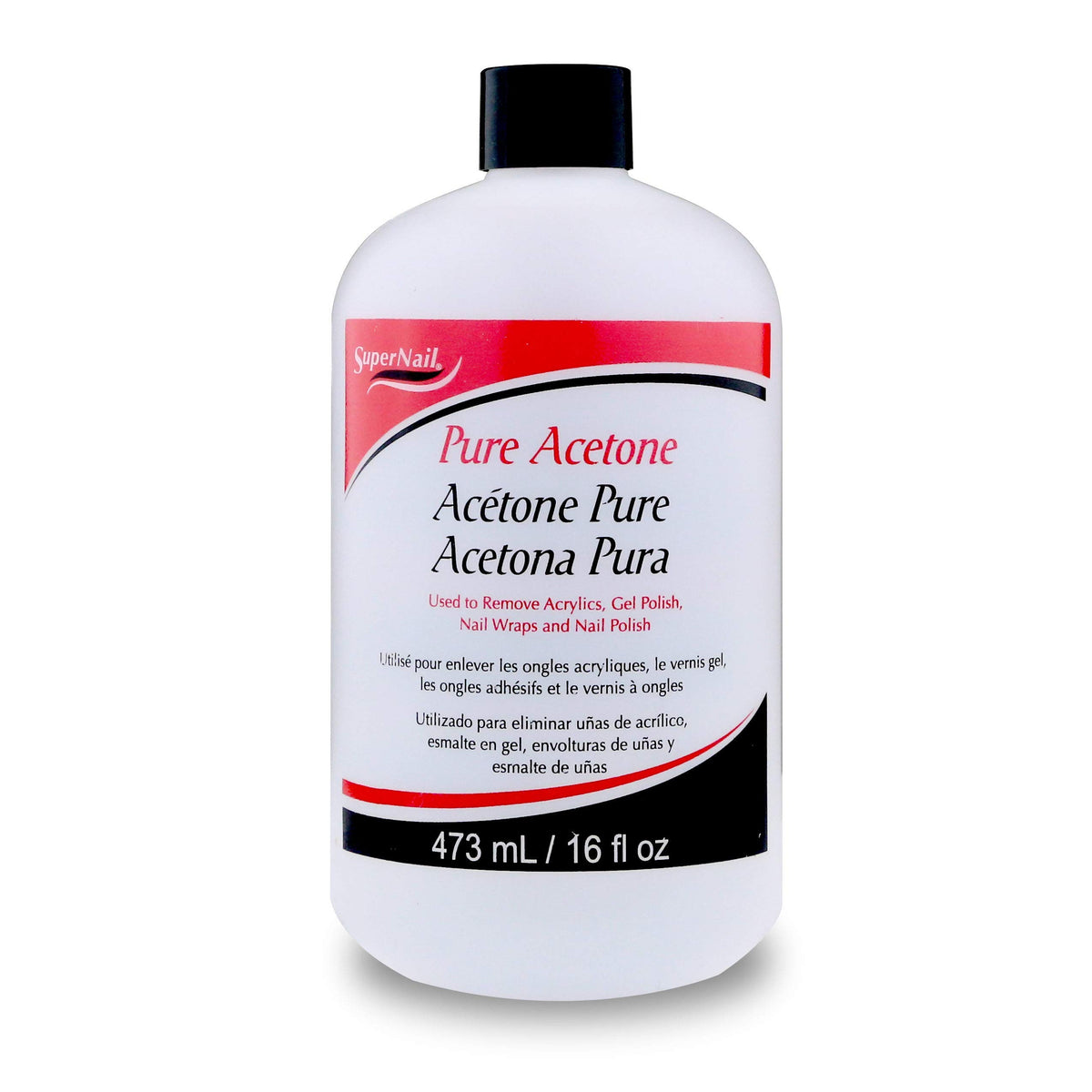 SuperNail 16 fl oz front bottle view showing label and professional strength