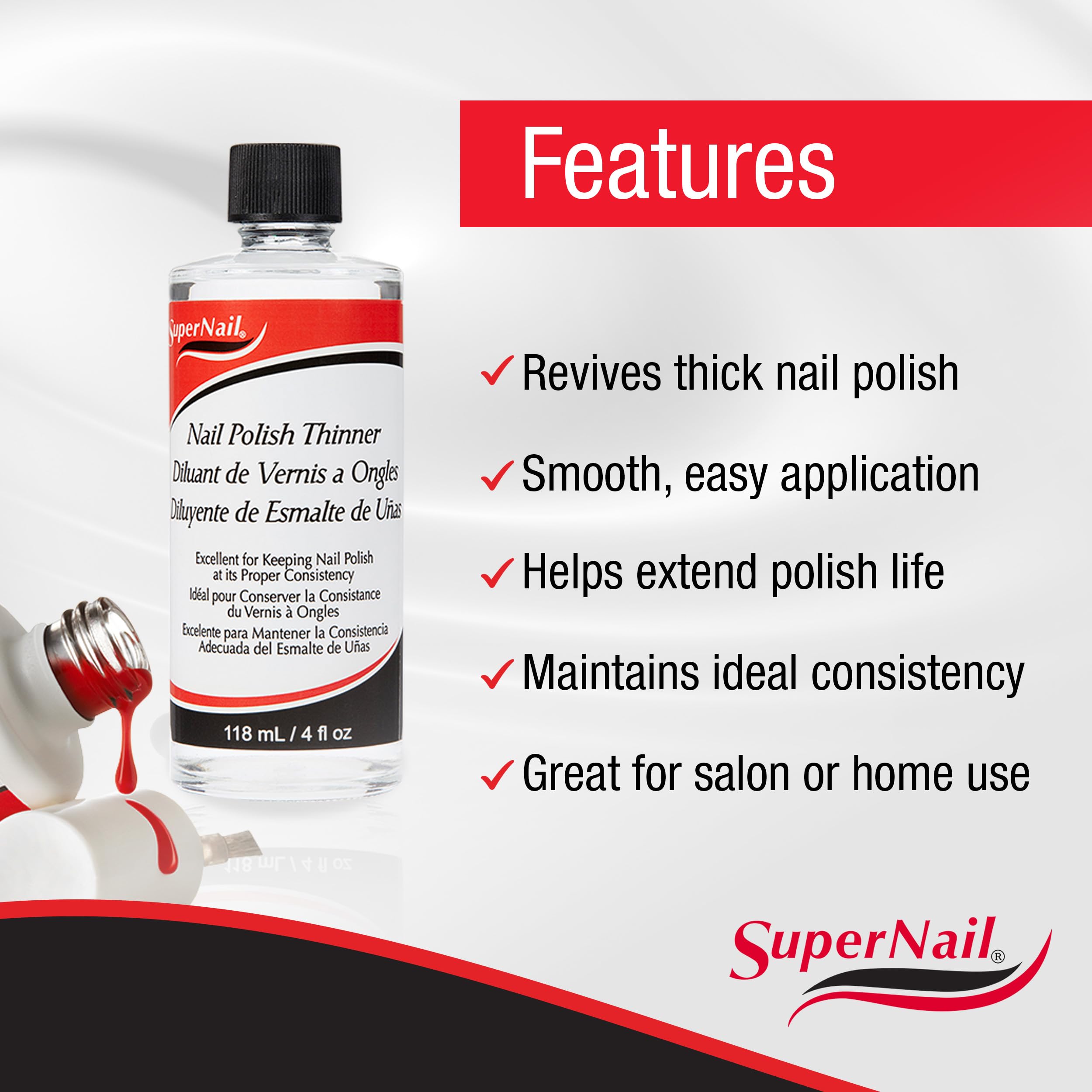 SuperNail used by technician in salon demonstrating faster application benefit