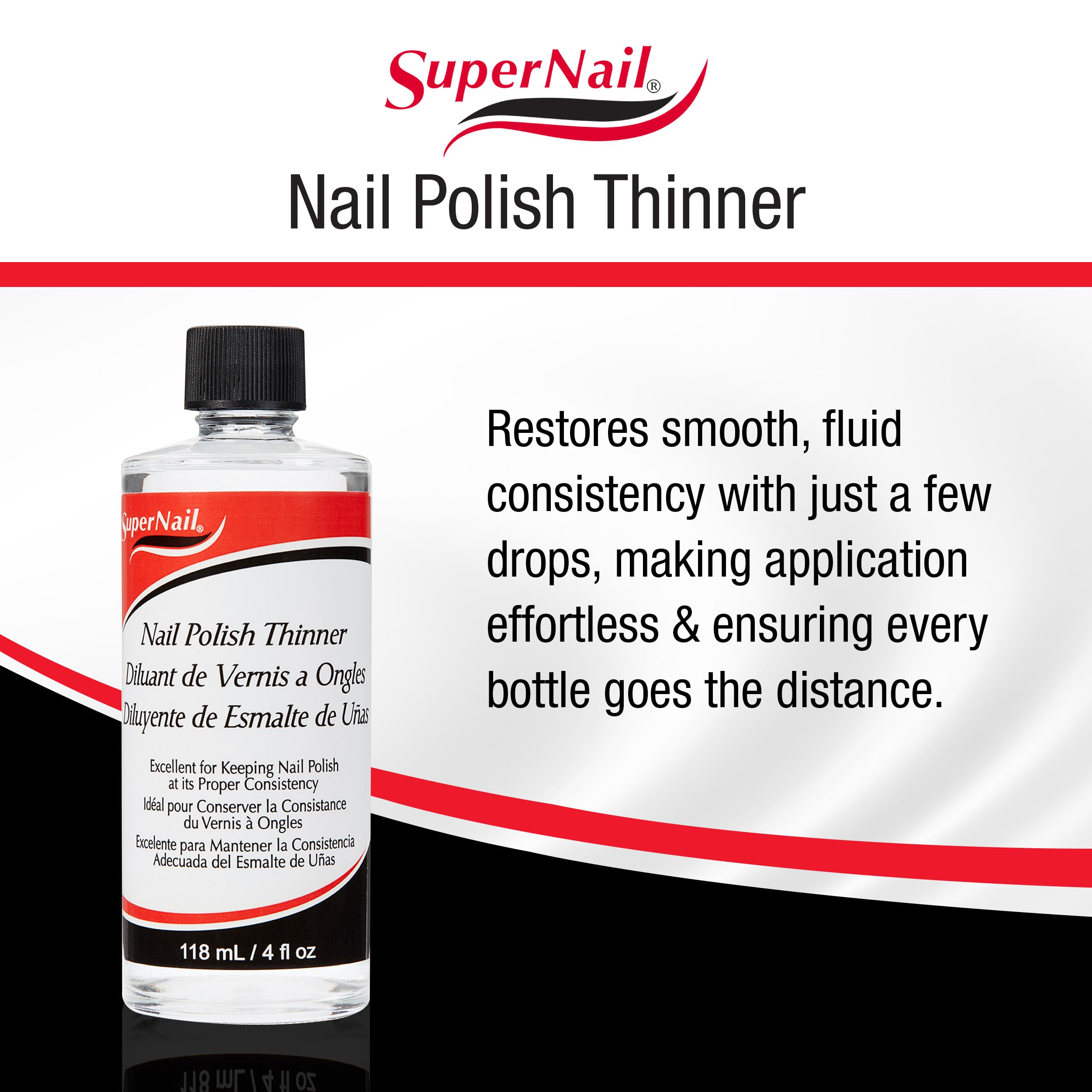 SuperNail texture comparison showing reclaimed smooth polish benefit