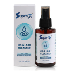 Superox bottle front view showing 100 ml label and gentle formula benefit