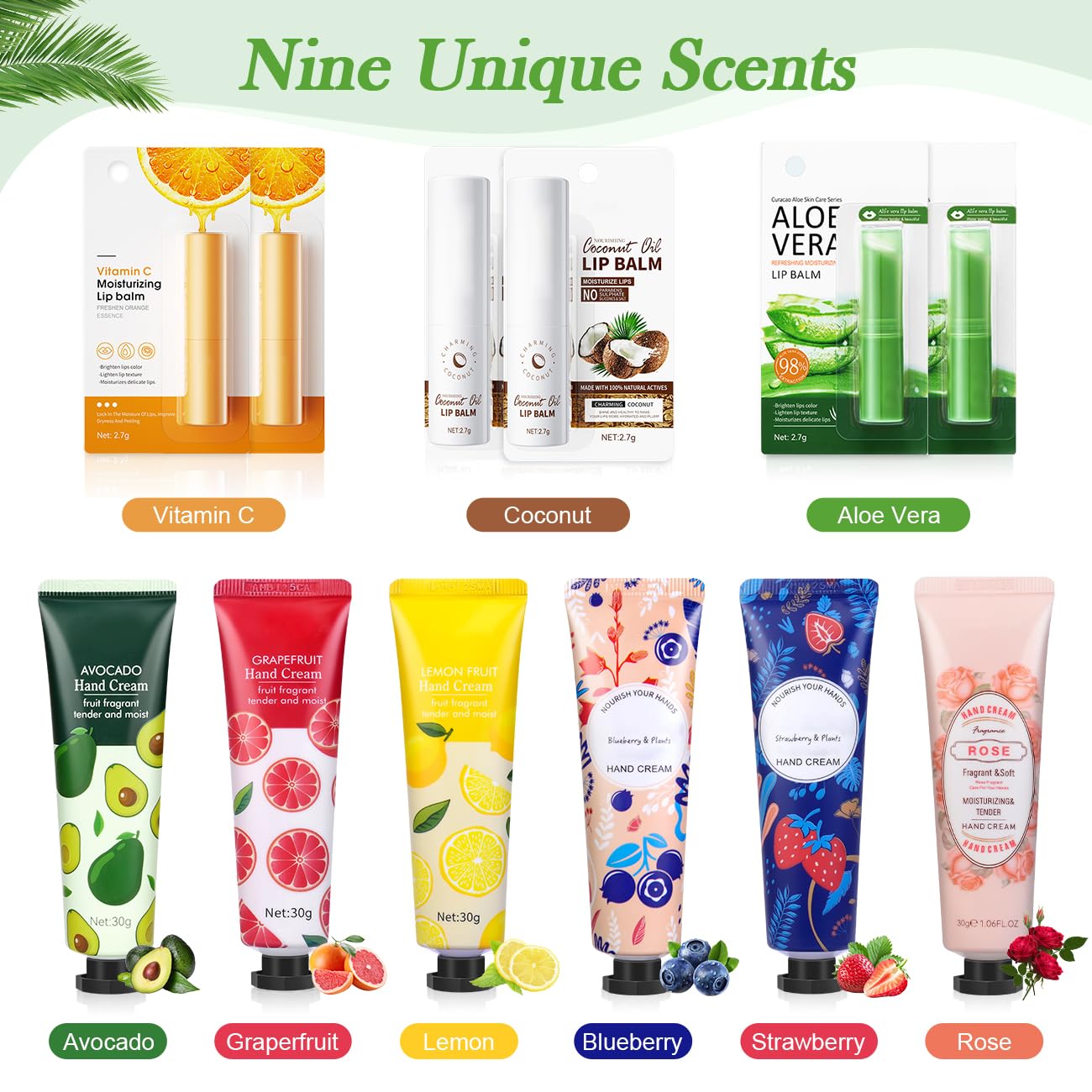 SUPERSUN hand cream tube label showing scent options and quick-absorb benefit