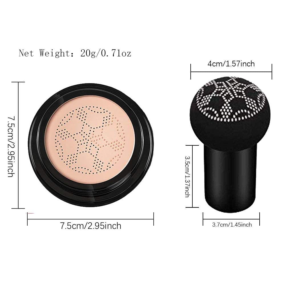 SuperThinker finished skin with light powder set illustrating long-lasting finish benefit