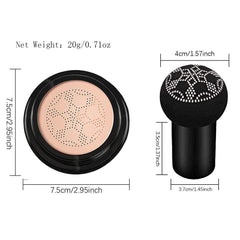 SuperThinker finished skin with light powder set illustrating long-lasting finish benefit
