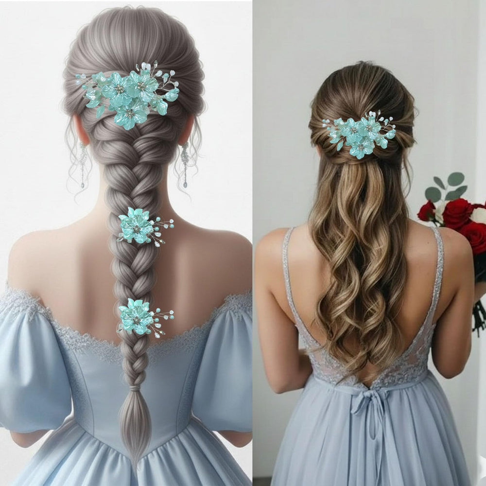 Supgoodom flower clip securing bun demonstrating reliable hold