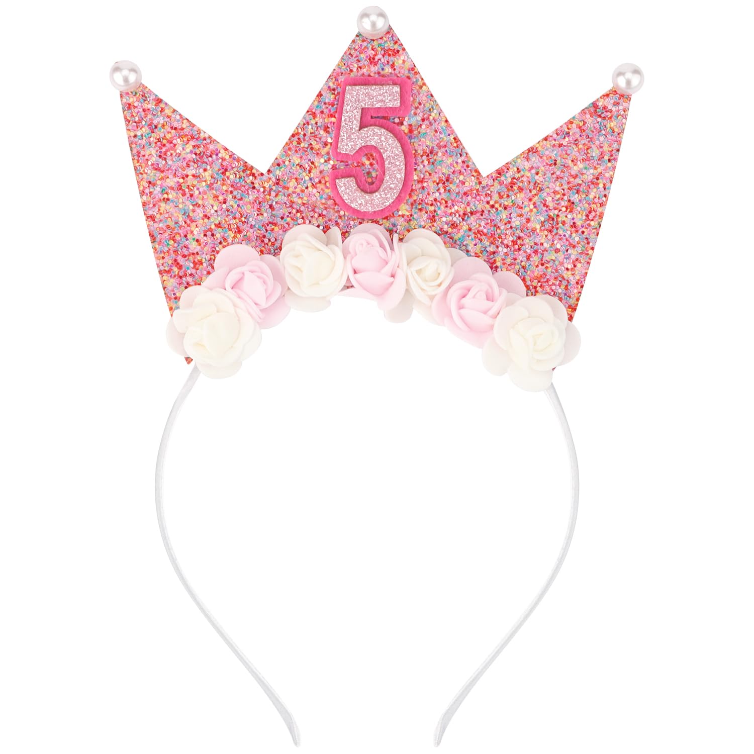 SuPoo front view headband crown showing full design and sparkle benefit