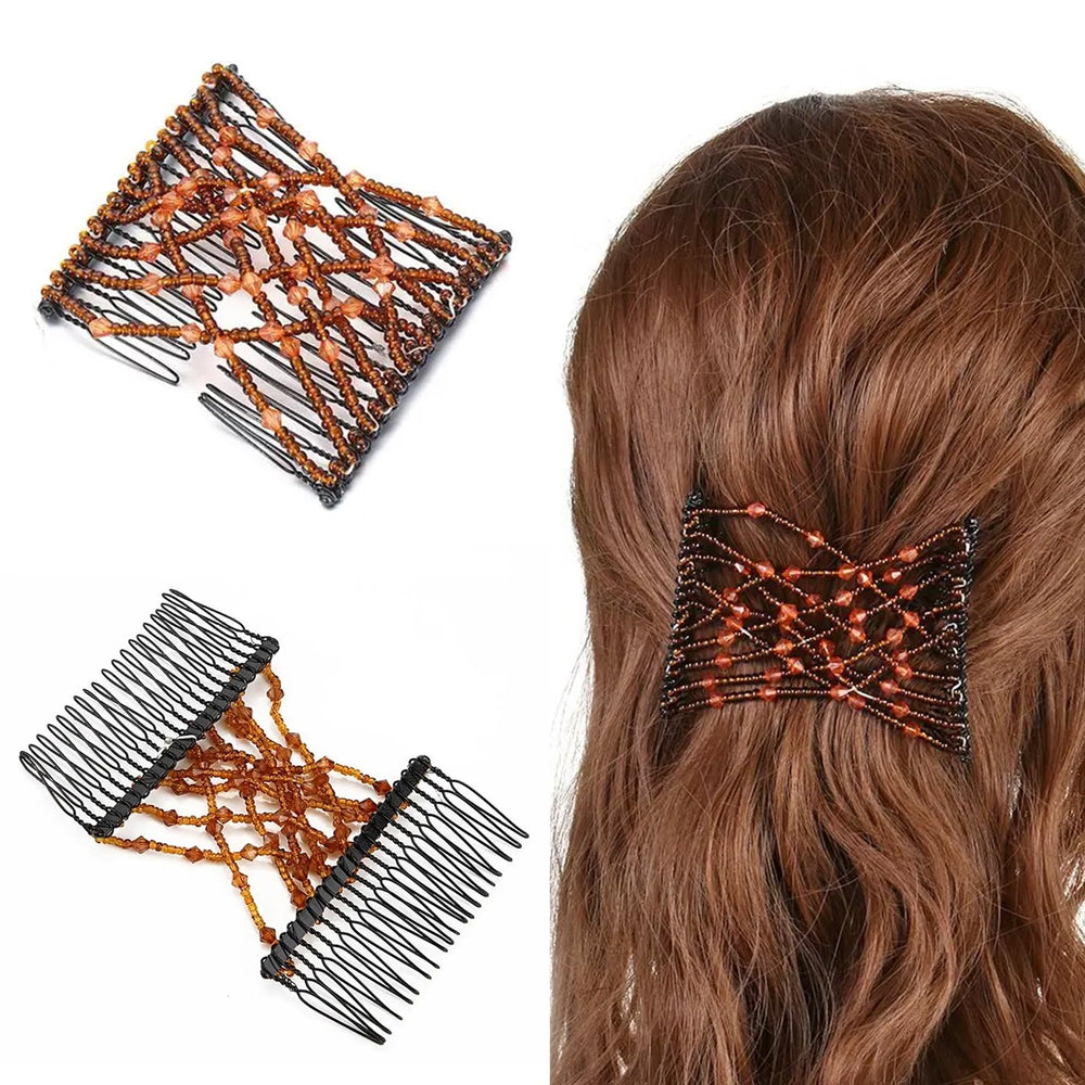 Suptizizkz close-up of beaded elastic loop showing flexible hold