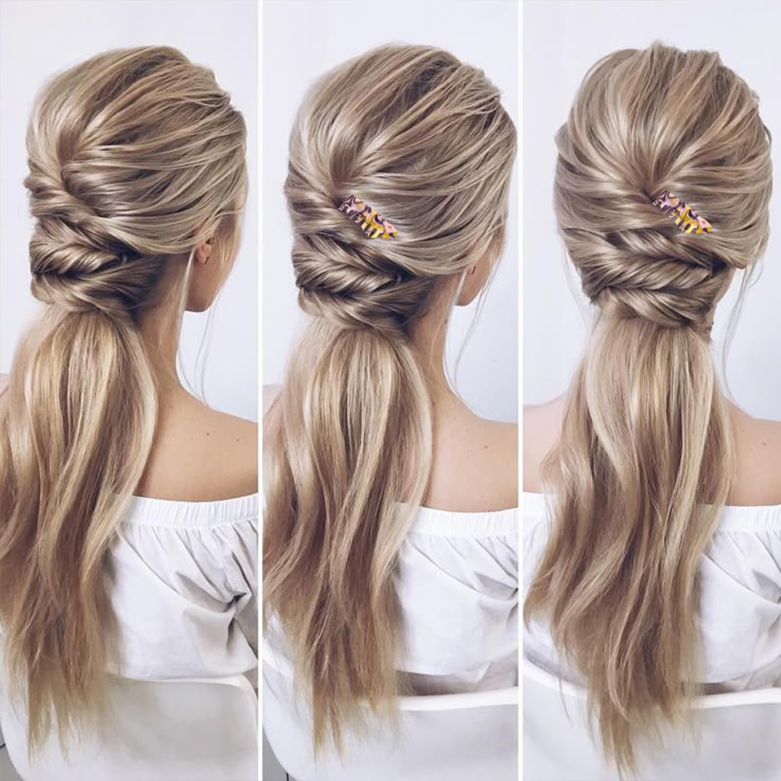 Suptizizkz comb securing a side twist for polished style benefit