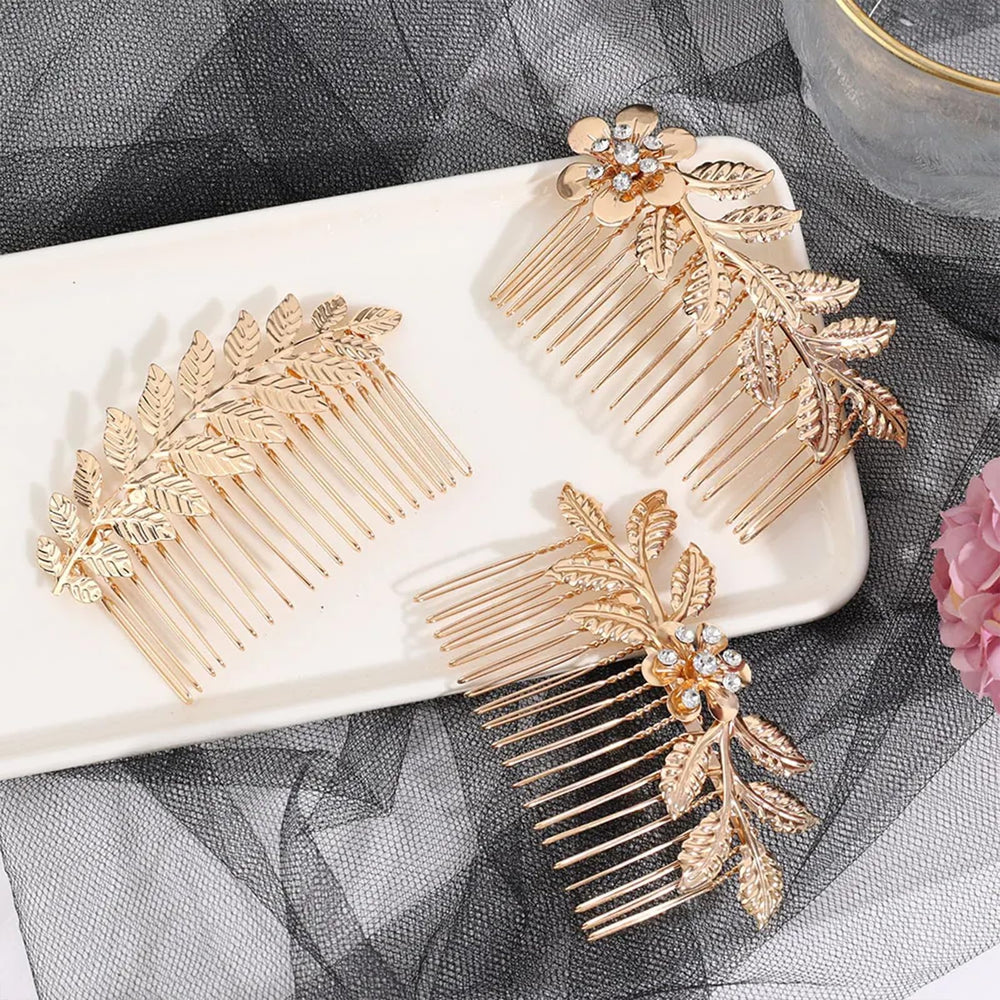 Suptizizkz comb used in bridal hairstyle showcasing polished finish