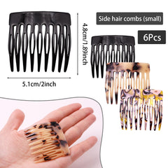Suptizizkz comb beside fingers showing compact 2-inch scale benefit